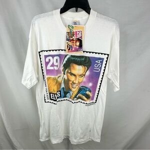 Vintage 1992 Cal Cru Elvis Presley T-Shirt - Size XL
